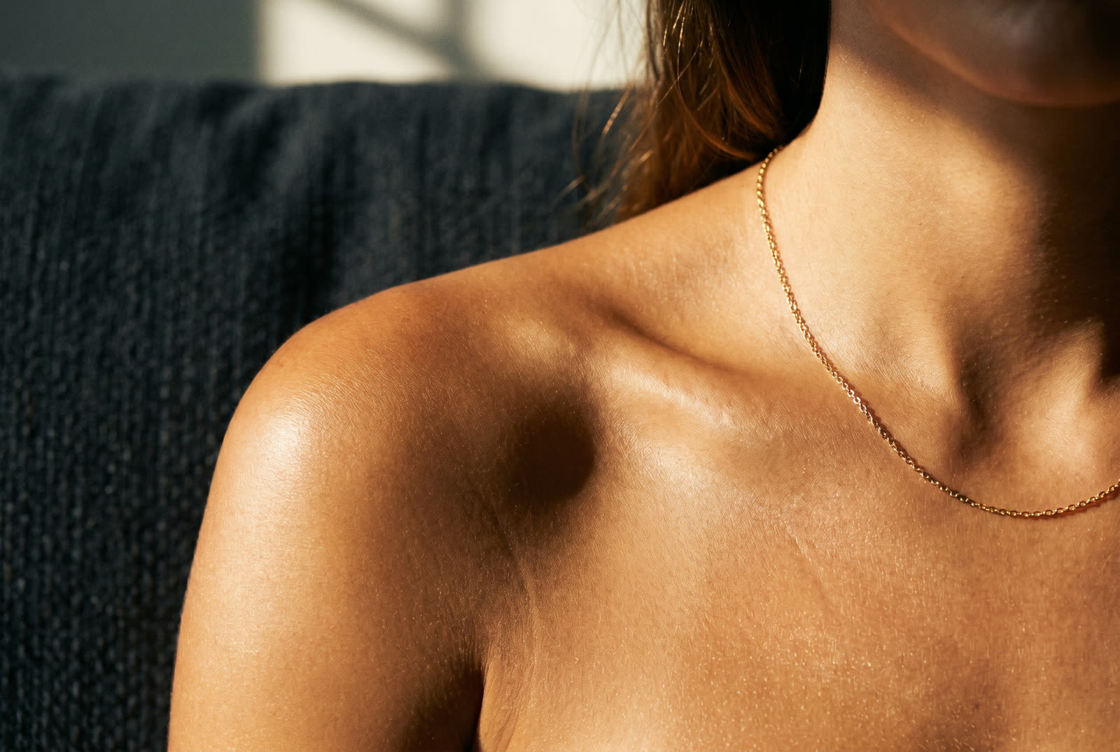 Natural sun-kissed glow — tanning