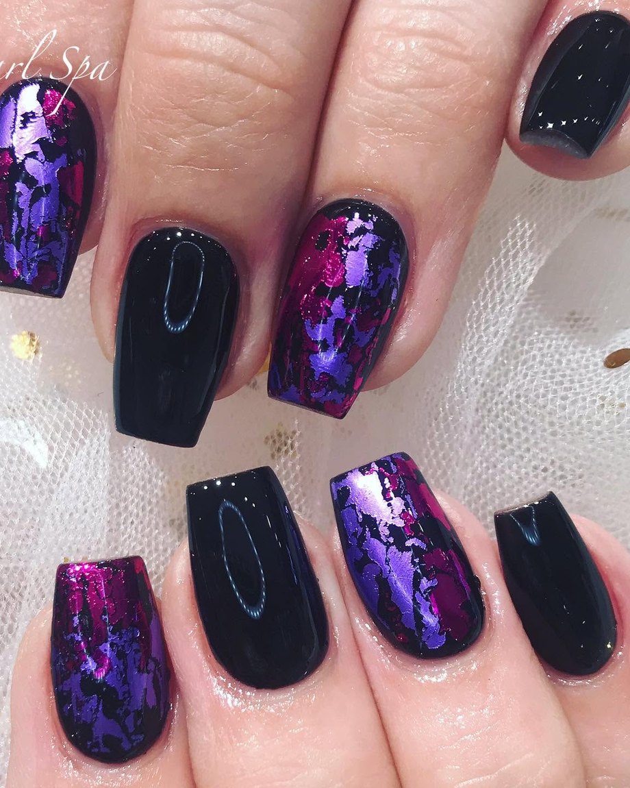 Custom signature nail set by Pearl Spa, Penrith